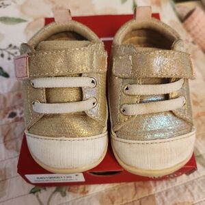 See Kai Run Stevie Mini Pink Gold Metallic